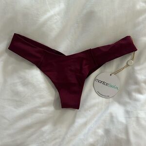 Montce Swim never worn thong bikini bottom